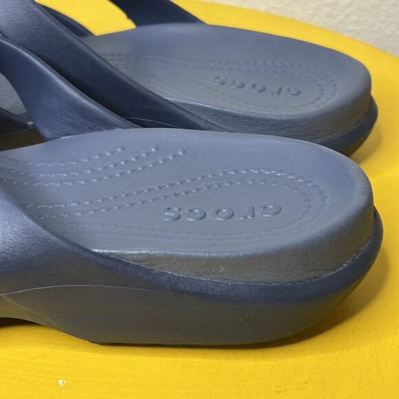CROCS Navy Blue Sandals - Picture 3 of 15